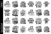 Butterfly Quotes || Deco Sheet